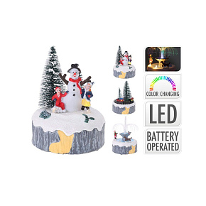 Sněhulák do Vánoční scénérie 13cm Sněhulák do Vánoční scénérie 13cm