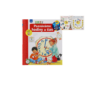Knížka Poznáváme hodiny a čas 24x28cm