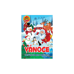 Pracovní sešit 101 aktivit s nálepkami Vánoce CZ verze 21x30cm Pracovní sešit 101 aktivit s nálepkami Vánoce CZ verze 21x30cm