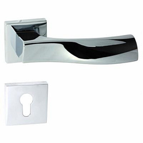 Klika LIVA-QR M6 chrom + štít PZ Klika LIVA-QR M6 chrom + štít PZ