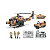 Vojenská sada s helikoptérou se světlem a zvukem