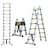 Herzberg HG-5440: Zatahovací hliníkový teleskopický žebřík - 4,4 m