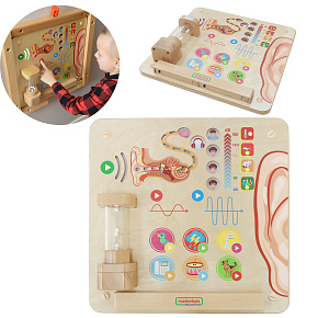 MASTERKIDZ Vzdělávací Tabule Smysl Sluchu Montessori MASTERKIDZ Vzdělávací Tabule Smysl Sluchu Montessori