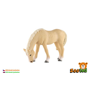 Kůň domácí palomino klisna zooted plast 13cm Kůň domácí palomino klisna zooted plast 13cm