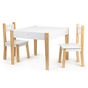 Table with two chairs, children's furniture set ECOTOYS