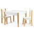 Table with two chairs, children's furniture set ECOTOYS