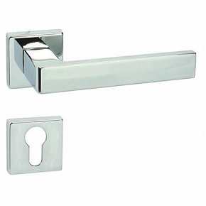 Klika BIBLO-QR M6 chrom + štít PZ Klika BIBLO-QR M6 chrom + štít PZ