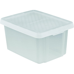 Úložný box ESSENTIALS 16l s víkem průhledný Úložný box ESSENTIALS 16l s víkem průhledný