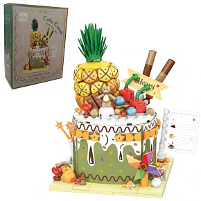Lebula stavebnice sada 432 ks prvky ananasový dort
