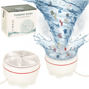 Mini turistická přenosná volně stojící pračka 5L USB