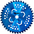 Nůž křovinořezu (kotouč) (D255*25.4) 40T karbid wolframu (blue) PROCRAFT