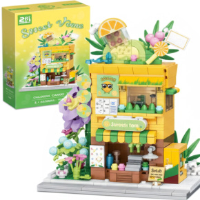 Lebula stavebnice sada 551 ks prvků obchod s čajem