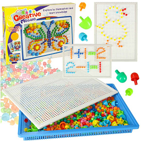 Puzzle připínáčky houbičky obrázková skládačka 296 kusů