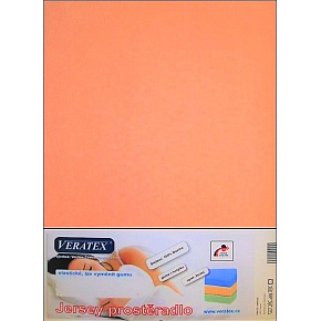 VERATEX Jersey prostěradlo 140x200 cm (č.11-lososová) VERATEX Jersey prostěradlo 140x200 cm (č.11-lososová)