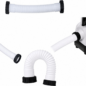 Lebula waż do pompy basenowej krótki 40cm łącznik do pompy bestway z nakrętkami Lebula waż do pompy basenowej krótki 40cm łącznik do pompy bestway z nakrętkami