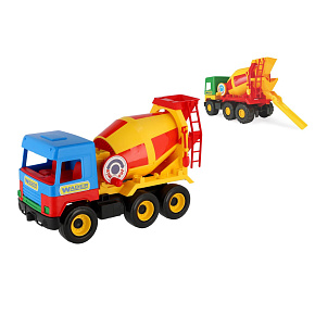 Auto middle Truck domíchávač plast 39cm Wader v sáčku