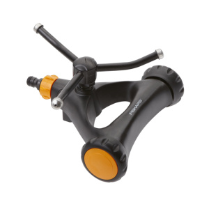 Vířivý zavlažovač, kovový s kolečky