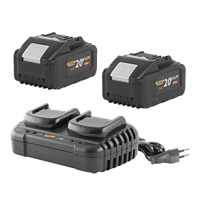 Sada aku dvě baterie Procraft 20/8 + nabíječka Procraft 20/2 Sada aku dvě baterie Procraft 20/8 + nabíječka Procraft 20/2