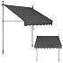 Height-adjustable, waterproof balcony sunshade with hand crank, MultiGarden