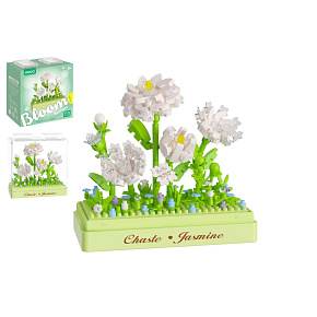 Stavebnice mini KOCO Jasmín plast 285ks v krabičce 11x12x5cm