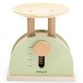 PolarB Dřevěná Kuchyňská Váha