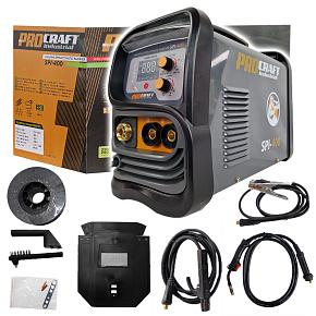 Svařovací poloautomatický invertor (CO2) MIG/MAG, MMA Procraft SPI-400 (20-200A) Svařovací poloautomatický invertor (CO2) MIG/MAG, MMA Procraft SPI-400 (20-200A)