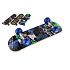 Skateboard drevěný 43cm 3 barvy ve fólii