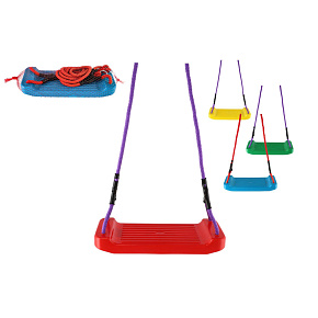 Houpačka/Houpací prkénko plast 43x17cm nosnost 25kg 4 barvy v síťce Houpačka/Houpací prkénko plast 43x17cm nosnost 25kg 4 barvy v síťce