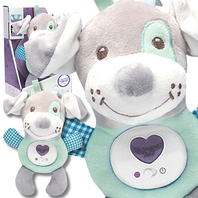 WOOPIE BABY Interaktivní Plyšák Mazlíček pro Kojence Světlo Zvuk Pejsek Uspávač WOOPIE BABY Interaktivní Plyšák Mazlíček pro Kojence Světlo Zvuk Pejsek Uspávač