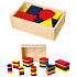 Dřevěné Kostky Dienes Geometrické tvary Viga Toys Montessori