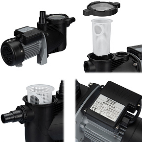 Samonasávací oběhové čerpadlo pro bazén s předfiltrem 600W 12000l/h Samonasávací oběhové čerpadlo pro bazén s předfiltrem 600W 12000l/h