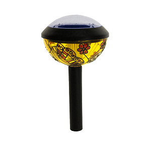 Genius Ideas Set Of 2 Solar Lamp Tiffany Design Genius Ideas Set Of 2 Solar Lamp Tiffany Design