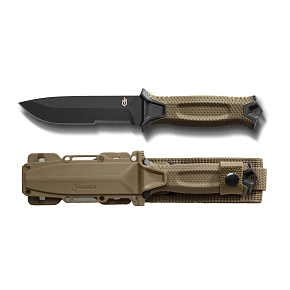 Strongarm kombinované ostří 420HC - Coyote