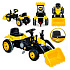WOOPIE Traktor Na Pedály Farmer MaxTrac Classic Lžíce Buldozer