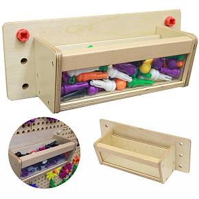 MASTERKIDZ Kontejner Na Příslušenství Průhledná Stěna - Vědecko-Vzdělávací Tabule STEM