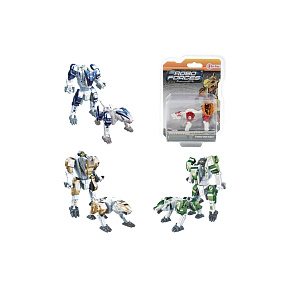Transformer zvíře/robot plast 9cm 4 druhy v blistru Transformer zvíře/robot plast 9cm 4 druhy v blistru