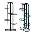 Modern metal plant stand 6-tier flower rack black ModernHome
