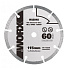 WA5048 - Diamantový kotouč 115 x 9,5 pro WU427, Worxsaw XL