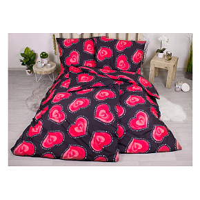 Sada povlečení na dvě lůžka 140x200+70x90 - Valentýn
