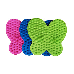 Podložka na masáž nohou plast 36x38cm 3 barvy v sáčku Podložka na masáž nohou plast 36x38cm 3 barvy v sáčku