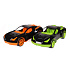 Auto sportovní plast 38x17cm na volný chod 2 barvy v síťce 