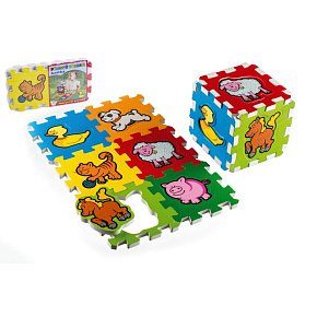 Pěnové puzzle Moje první zvířátka 15x15x1,2cm 6ks MPZ Pěnové puzzle Moje první zvířátka 15x15x1,2cm 6ks MPZ