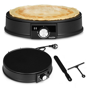 Electric Crepe Maker Non-Stick Pan 1200W KADEN Electric Crepe Maker Non-Stick Pan 1200W KADEN