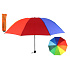 Deštník skládací barevný 25cm kov/látka v sáčku