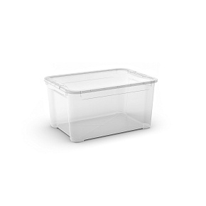 Úložný box T L transparentní