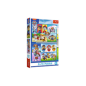 Puzzle 2x70 Tlapková patrola/Paw Patrol 27,5x18cm v krabici 19x29x4cm Puzzle 2x70 Tlapková patrola/Paw Patrol 27,5x18cm v krabici 19x29x4cm