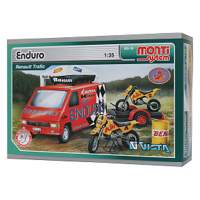 Stavebnice Monti System MS 49 Enduro Renault Trafic 1:35 v krabici 22x15x6cm