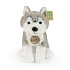 Plyšový pes husky 23 cm ECO-FRIENDLY SOFT