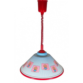 Luminex Lustr 1205 Decoland BABY červená