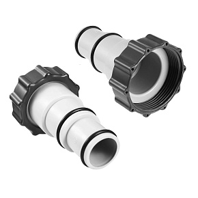 Adaptér Lebula pro bazénovou hadici pro bazény Intex. Bestway univerzální 32/38mm (sada 2 kusy) Adaptér Lebula pro bazénovou hadici pro bazény Intex. Bestway univerzální 32/38mm (sada 2 kusy)
